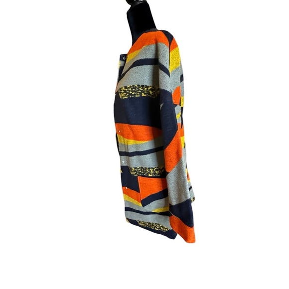 GOLDI Multi Color, Long Sleeve, Jacket Coat sz XS - Picture 7 of 16